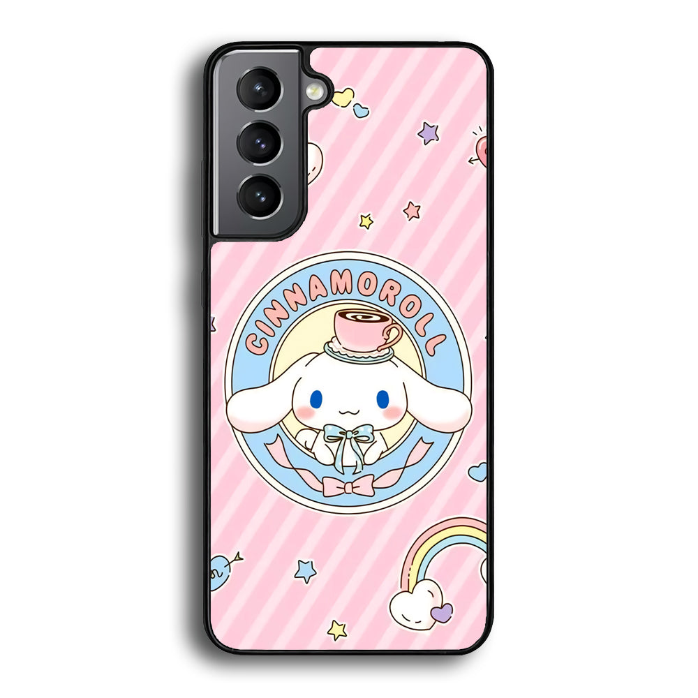 Cinnamoroll Enjoy Coffee Samsung Galaxy S21 Plus Case - Ezzystore