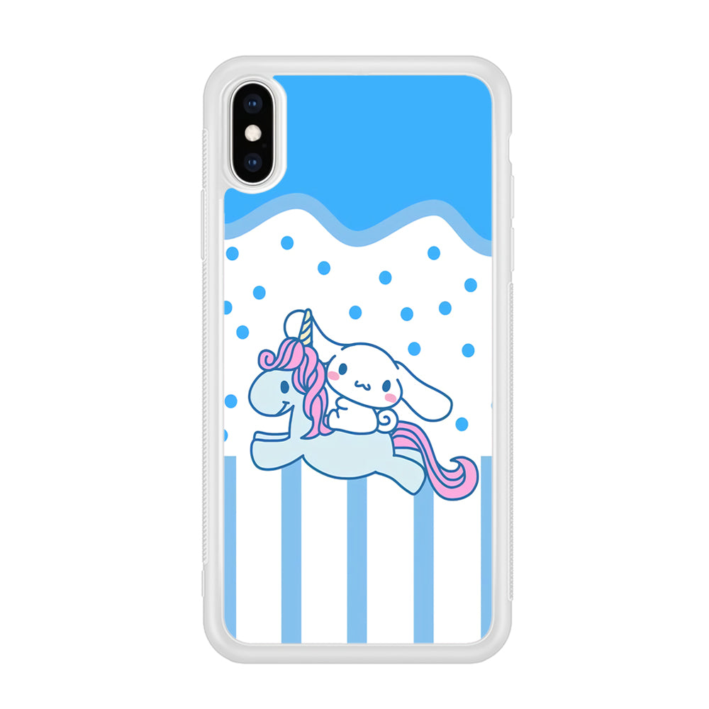 Cinnamoroll With Unicorn iPhone X Case