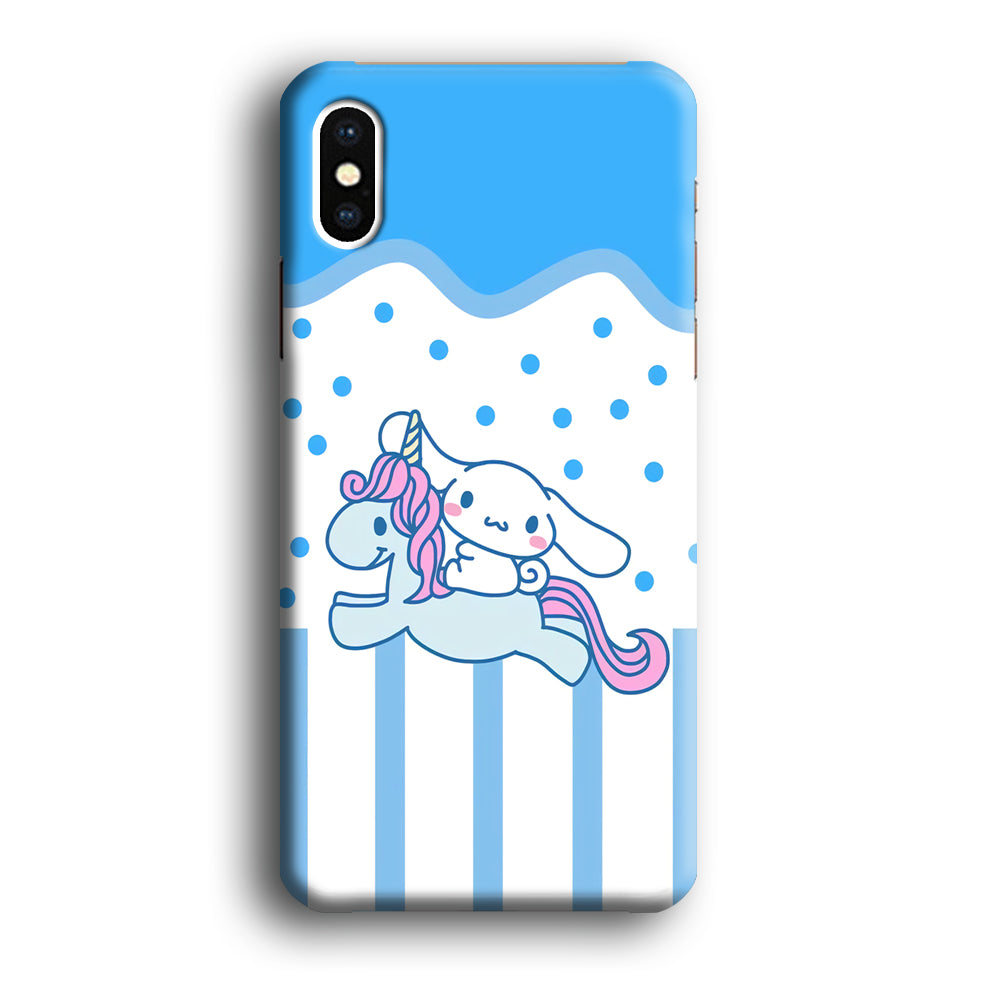 Cinnamoroll With Unicorn iPhone X Case