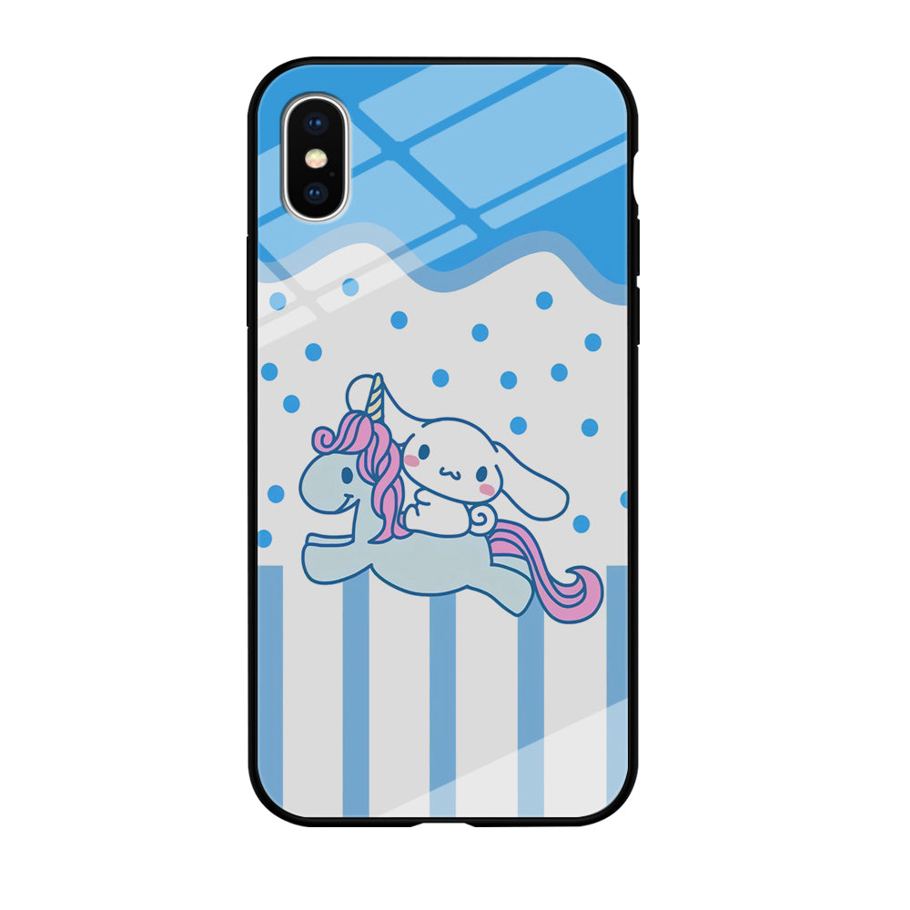 Cinnamoroll With Unicorn iPhone X Case