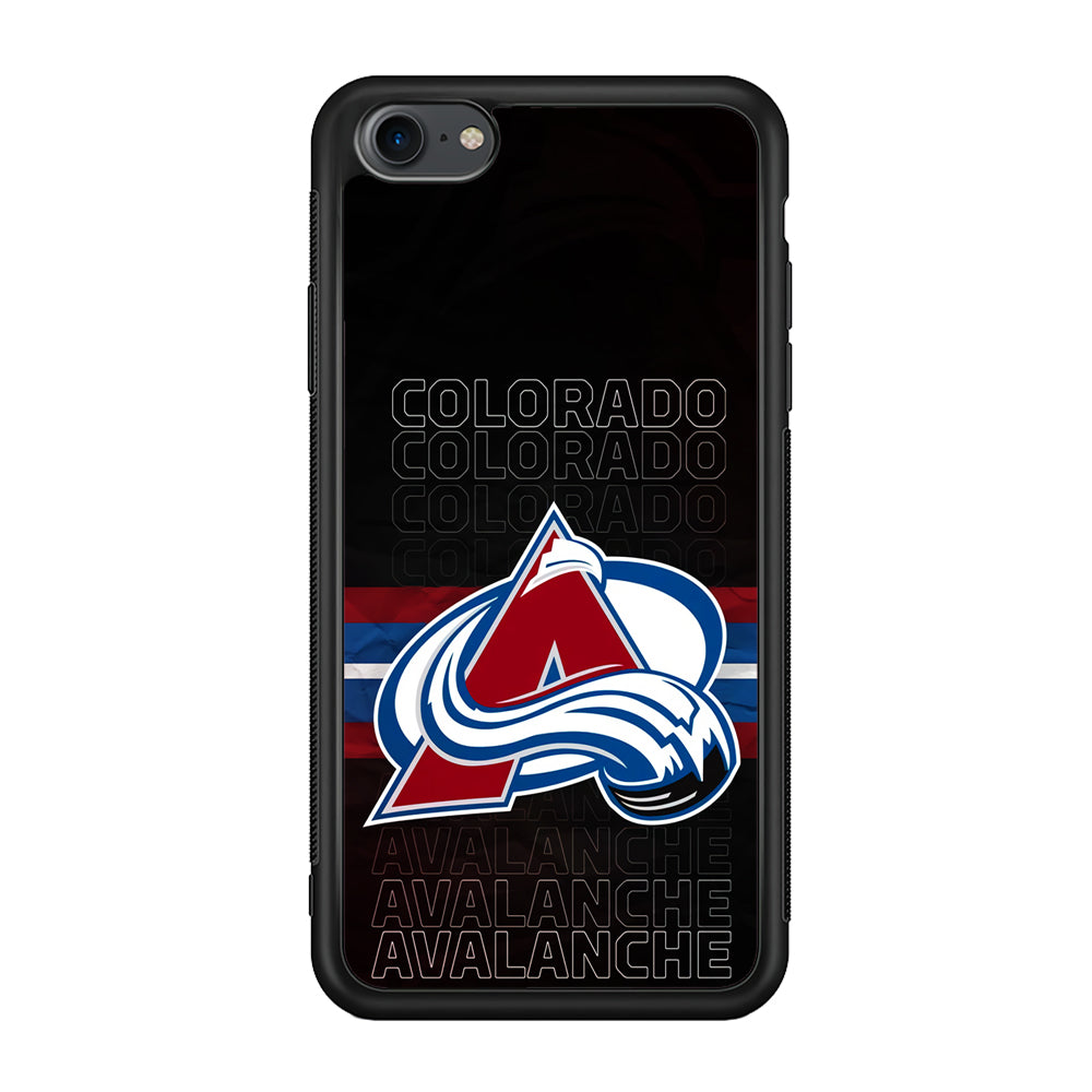 Colorado Avalanche Word Of Team iPhone 7 Case