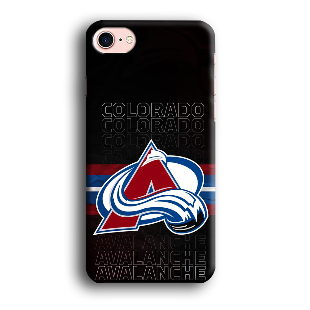 Colorado Avalanche Word Of Team iPhone 7 Case