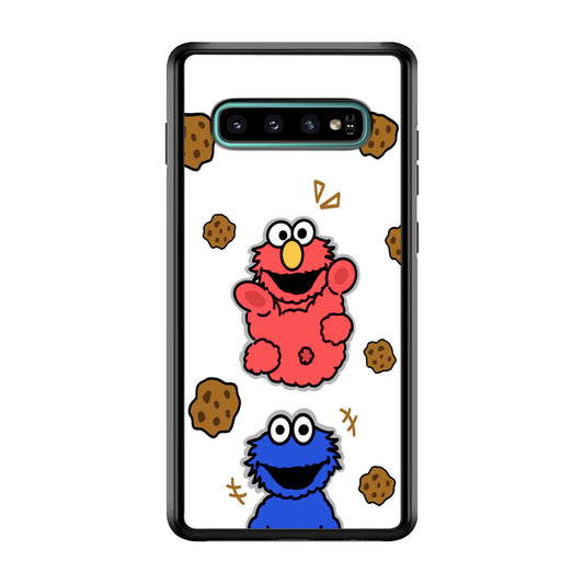 Cookie and Elmo Cookies Samsung Galaxy S10 Plus Case