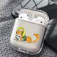 Cute Cat Enjoy The Music Protective Clear Case Cover For Apple Airpods