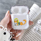 Cute Cat Enjoy The Music Protective Clear Case Cover For Apple Airpods