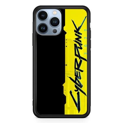 Cyberpunk Black Yellow iPhone 13 Pro Max Case