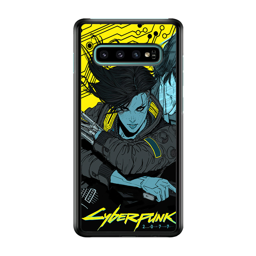 Cyberpunk Judy Character Samsung Galaxy S10 Plus Case