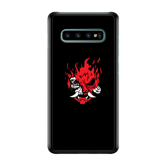 Cyberpunk Logo Black Samsung Galaxy S10 Case