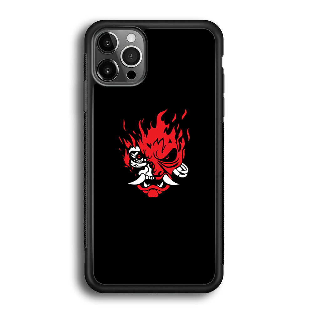 Cyberpunk Logo Black iPhone 12 Pro Max Case