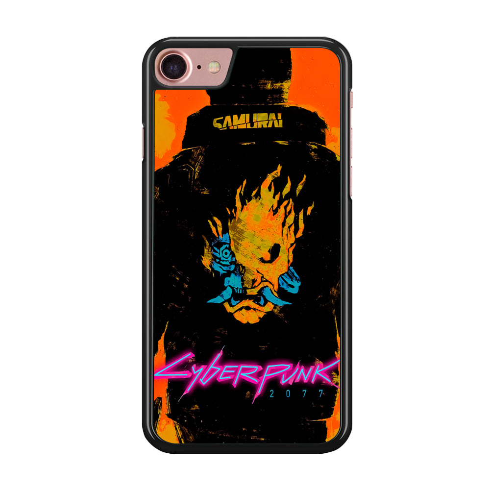 Cyberpunk Samurai Paint Art iPhone 7 Case