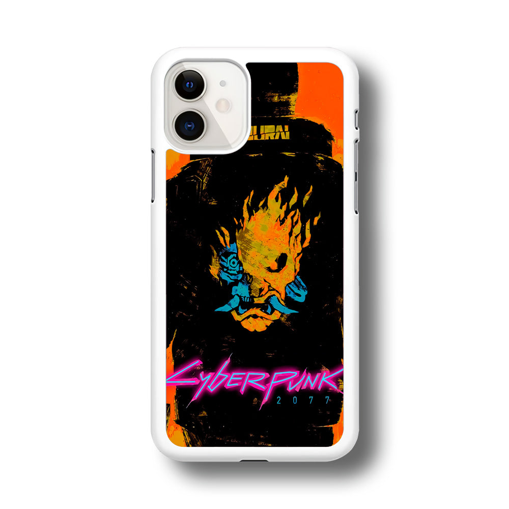 Cyberpunk Samurai Paint Art iPhone 11 Case