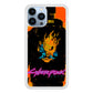 Cyberpunk Samurai Paint Art iPhone 13 Pro Max Case