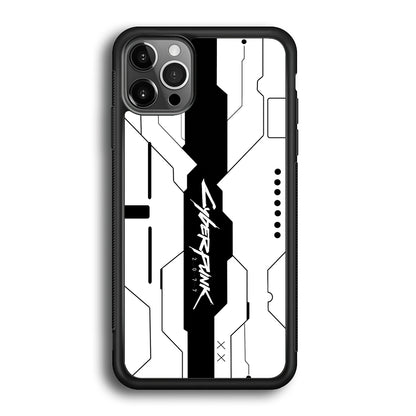 Cyberpunk White Pattern iPhone 12 Pro Max Case