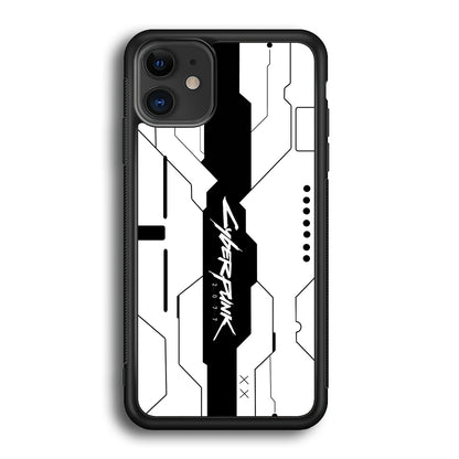 Cyberpunk White Pattern iPhone 12 Case