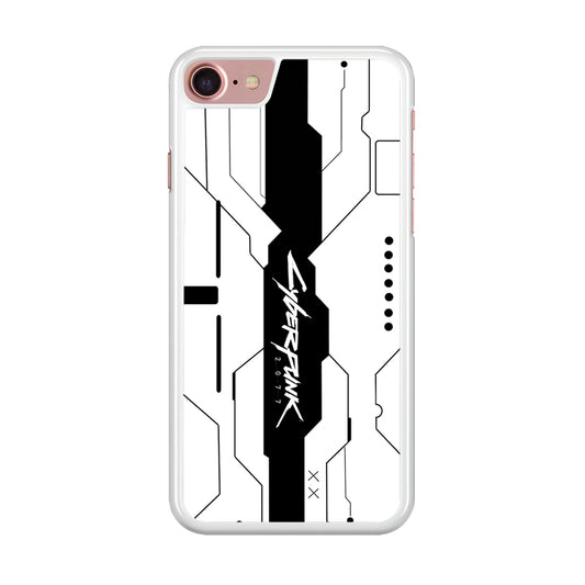 Cyberpunk White Pattern iPhone 8 Case