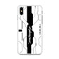 Cyberpunk White Pattern iPhone Xs Max Case