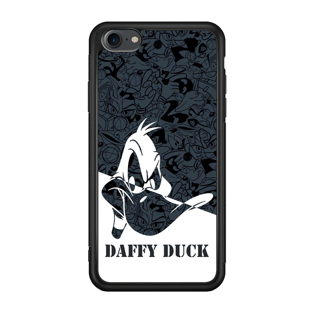 Daffy Duck Silhouette Of Pattern iPhone 8 Case