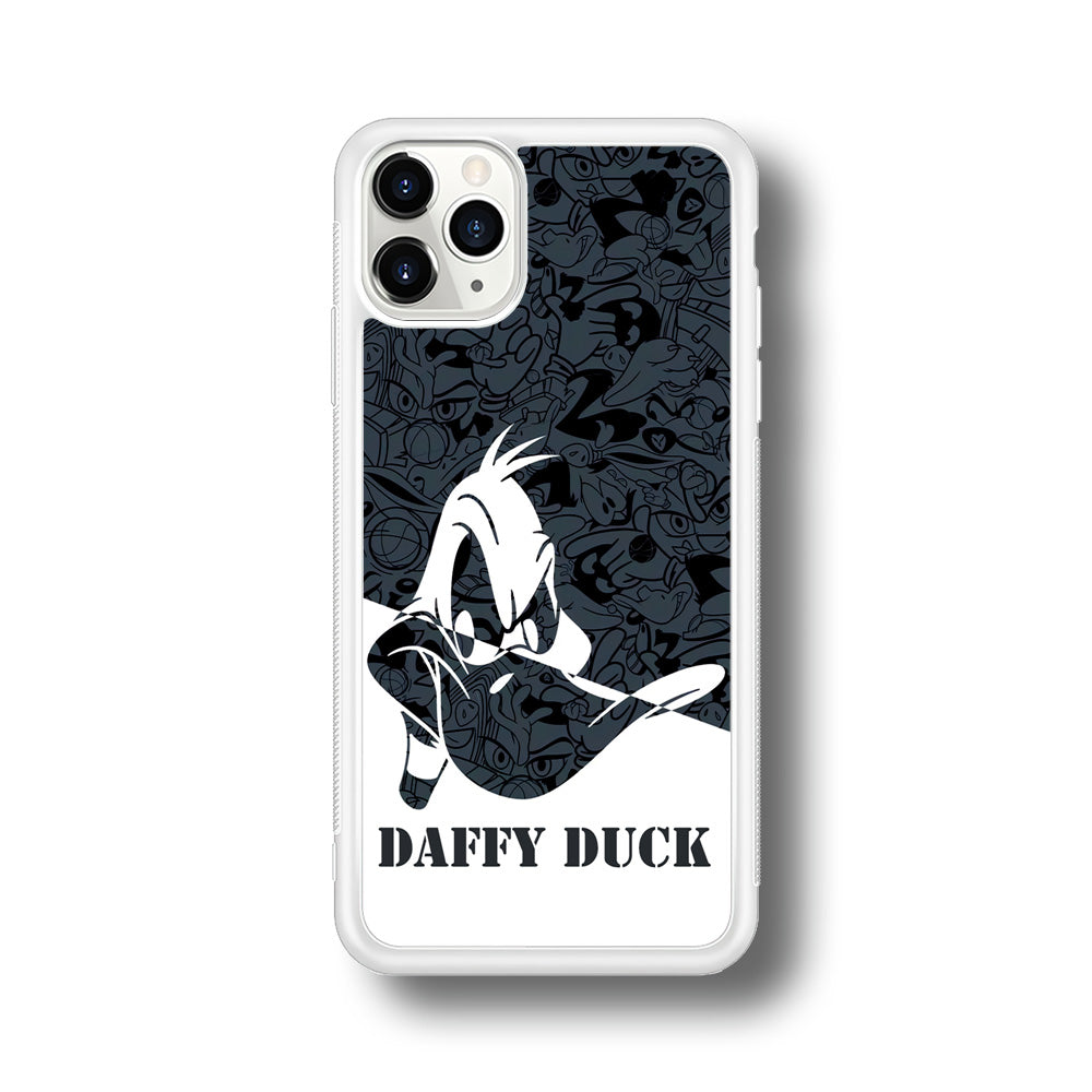 Daffy Duck Silhouette Of Pattern iPhone 11 Pro Case