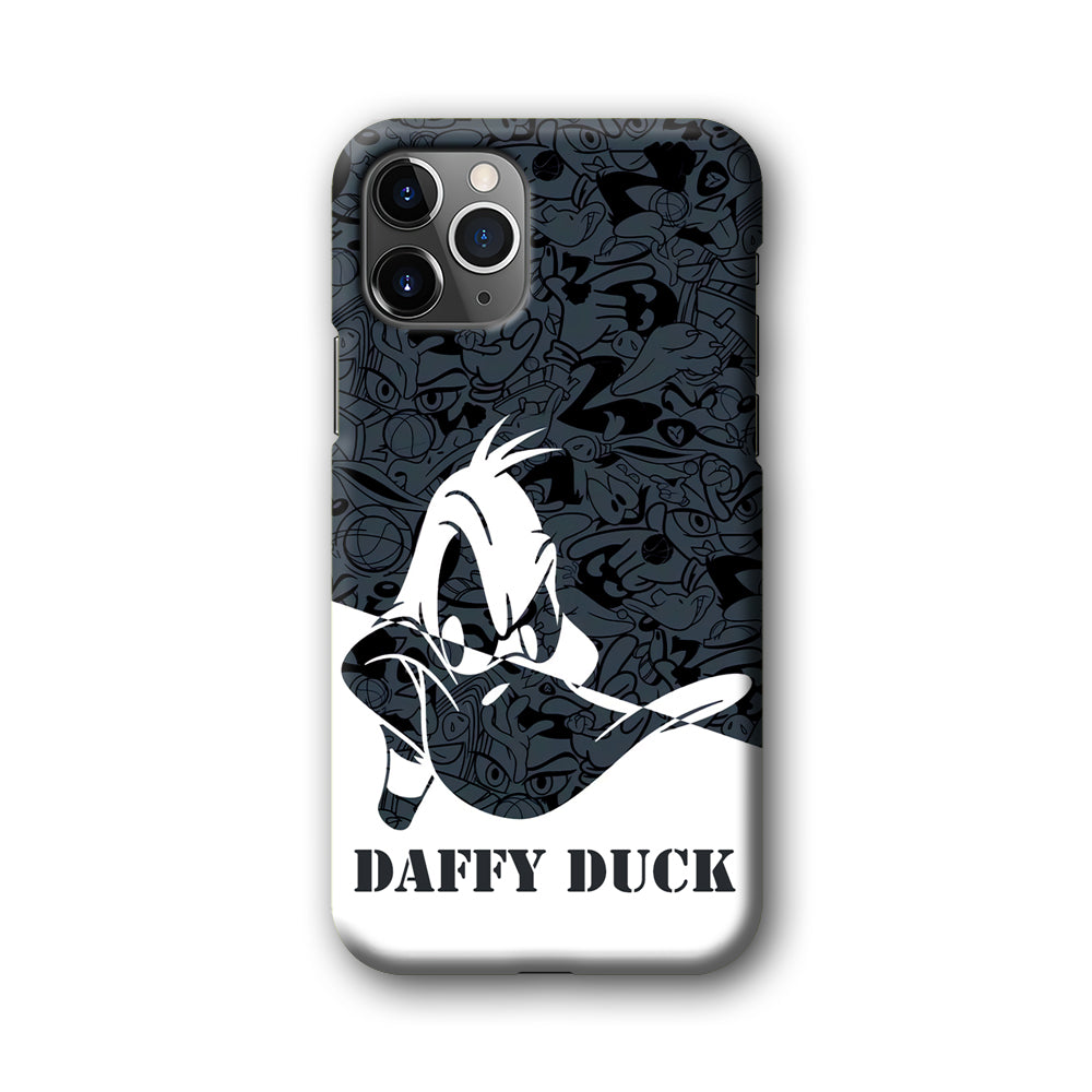 Daffy Duck Silhouette Of Pattern iPhone 11 Pro Case