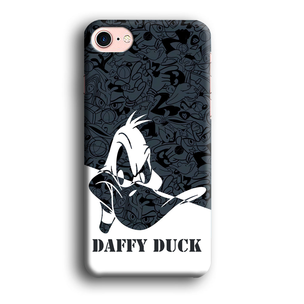 Daffy Duck Silhouette Of Pattern iPhone 8 Case