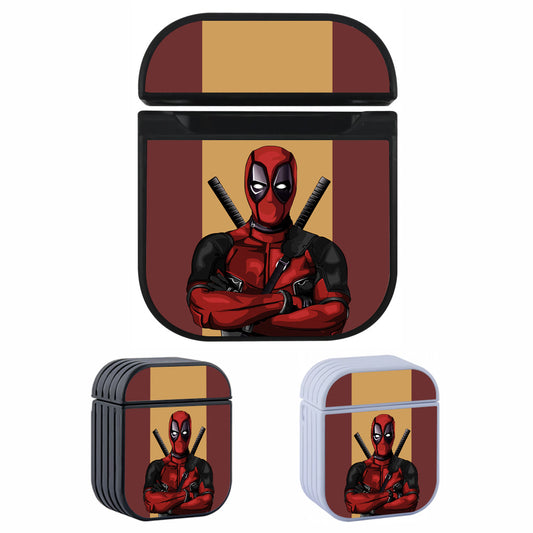 Deadpool Victory Style Hard Plastic Case Cover For Apple Airpods