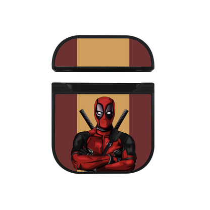Deadpool Victory Style Hard Plastic Case Cover For Apple Airpods