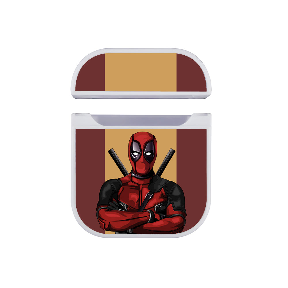 Deadpool Victory Style Hard Plastic Case Cover For Apple Airpods