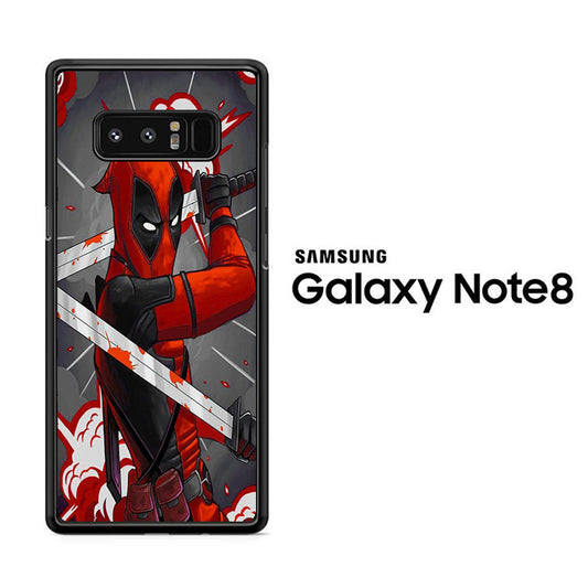 Deadpool Ready To Fight Samsung Galaxy Note 8 Case
