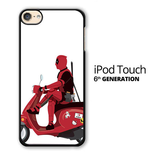 Deadpool Scooter iPod Touch 6 Case - Ezzystore