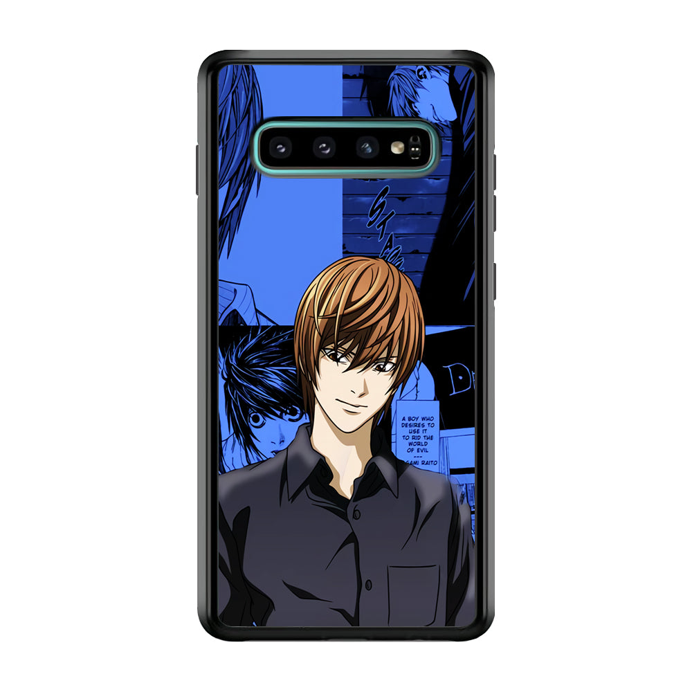 Death Note Light Yagami Comic Samsung Galaxy S10 Plus Case