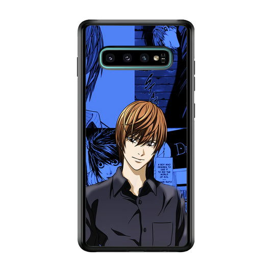 Death Note Light Yagami Comic Samsung Galaxy S10 Plus Case