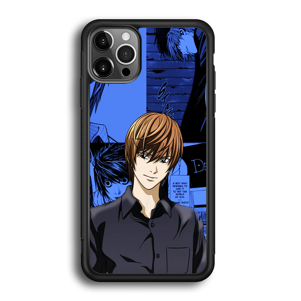 Death Note Light Yagami Comic iPhone 12 Pro Max Case
