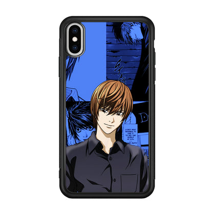 Death Note Light Yagami Comic iPhone Xs Max Case