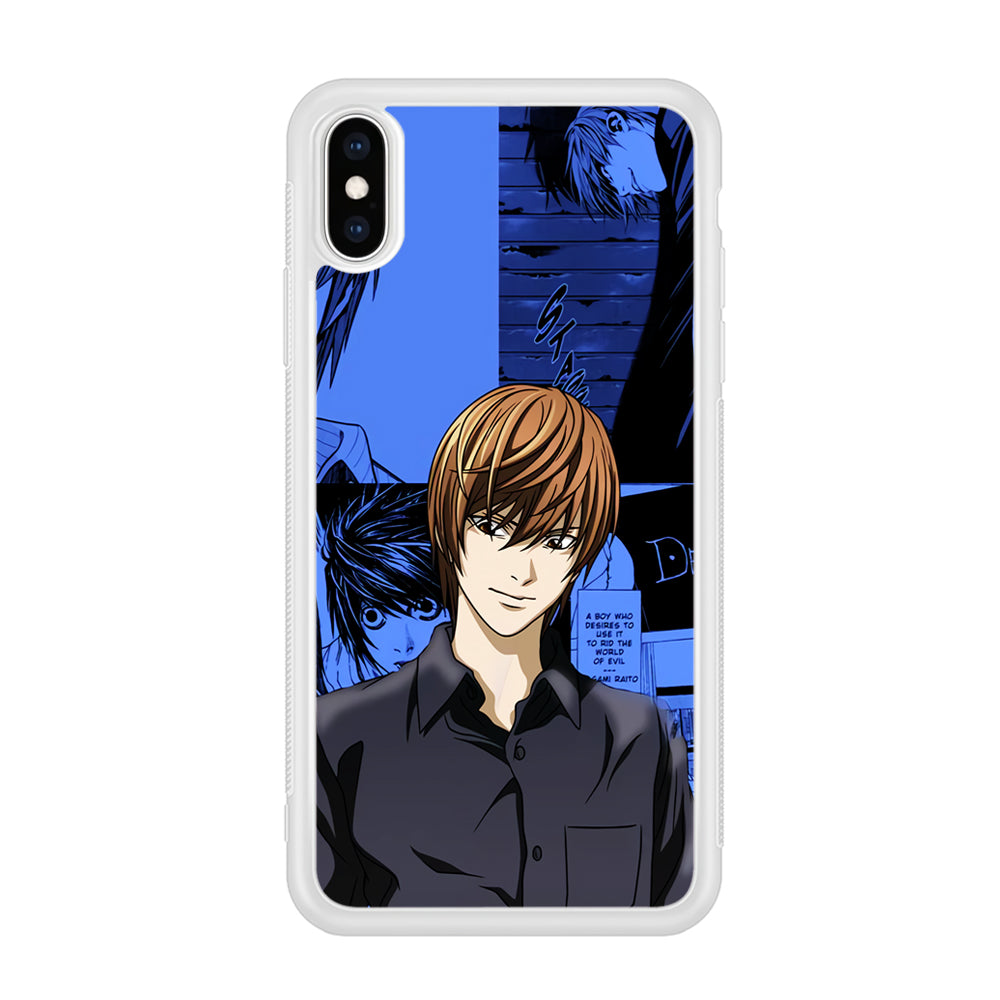 Death Note Light Yagami Comic iPhone X Case