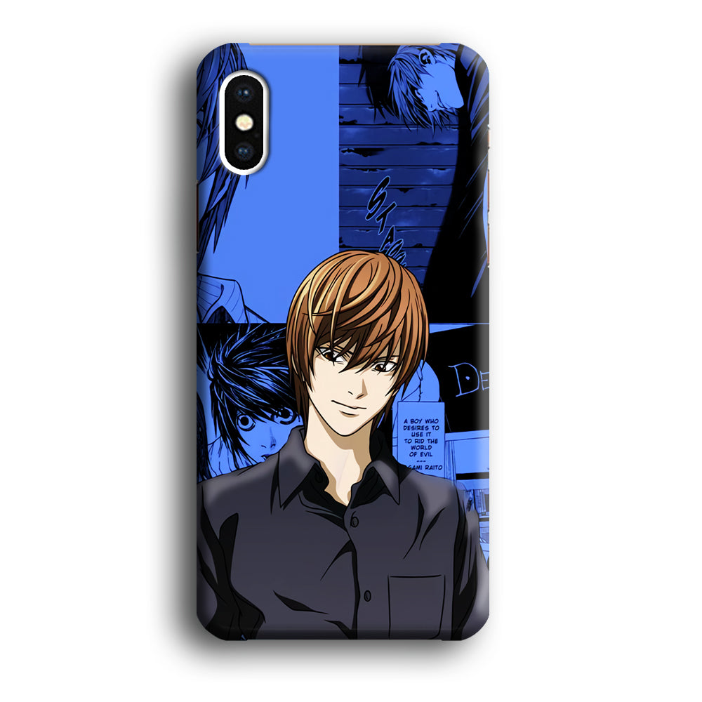 Death Note Light Yagami Comic iPhone X Case