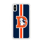 Denver Broncos Stripe iPhone X Case