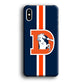 Denver Broncos Stripe iPhone X Case