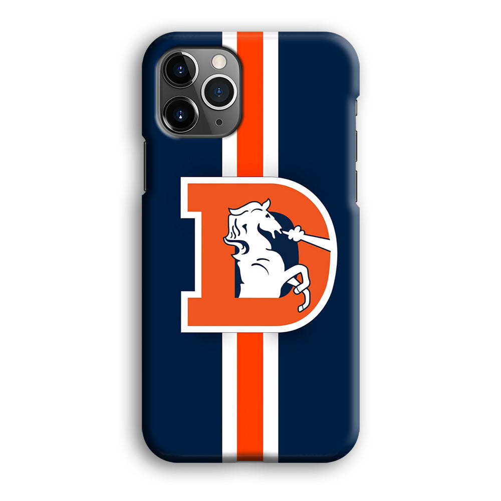 Denver Broncos Stripe iPhone 12 Pro Max Case
