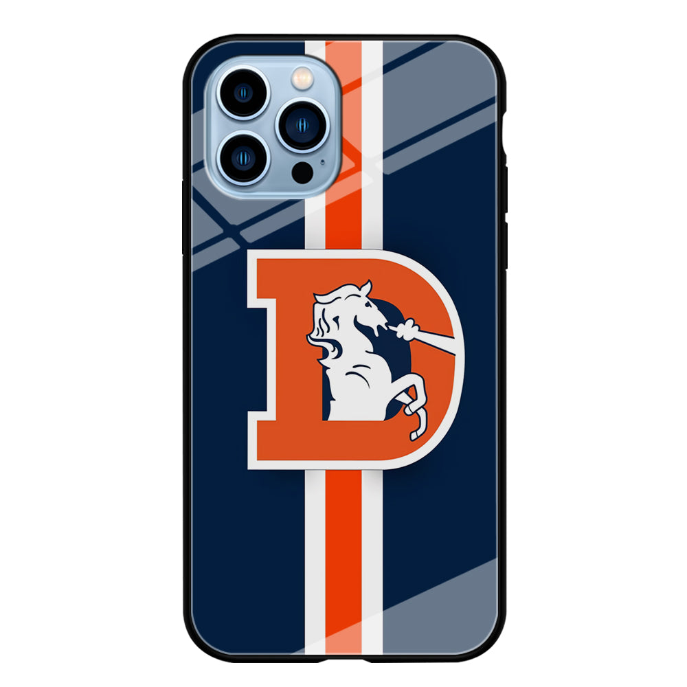 Denver Broncos Stripe iPhone 13 Pro Case