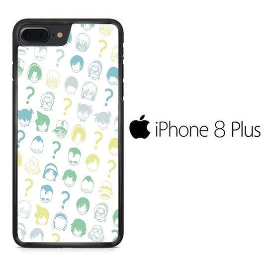 Detective Conan White Doodle iPhone 8 Plus Case
