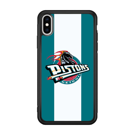 Detroit Pistons NBA Team iPhone X Case