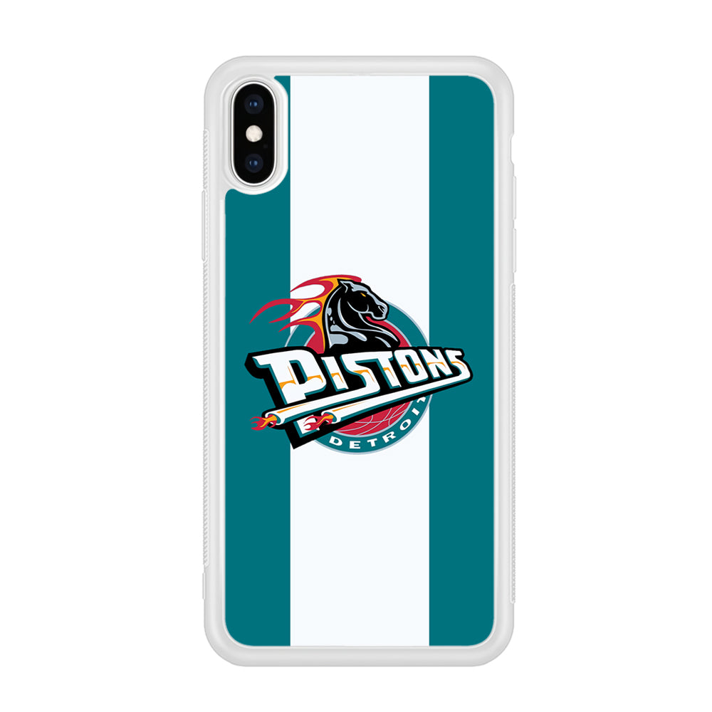 Detroit Pistons NBA Team iPhone X Case
