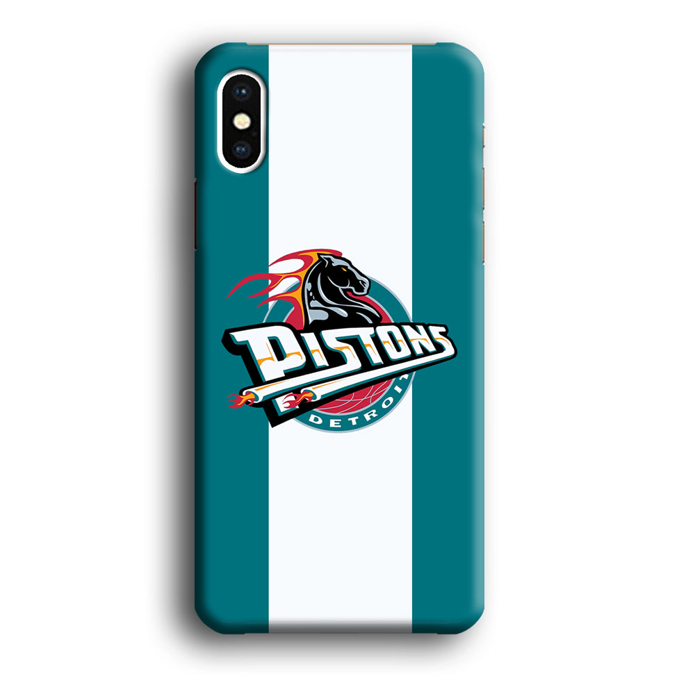 Detroit Pistons NBA Team iPhone X Case