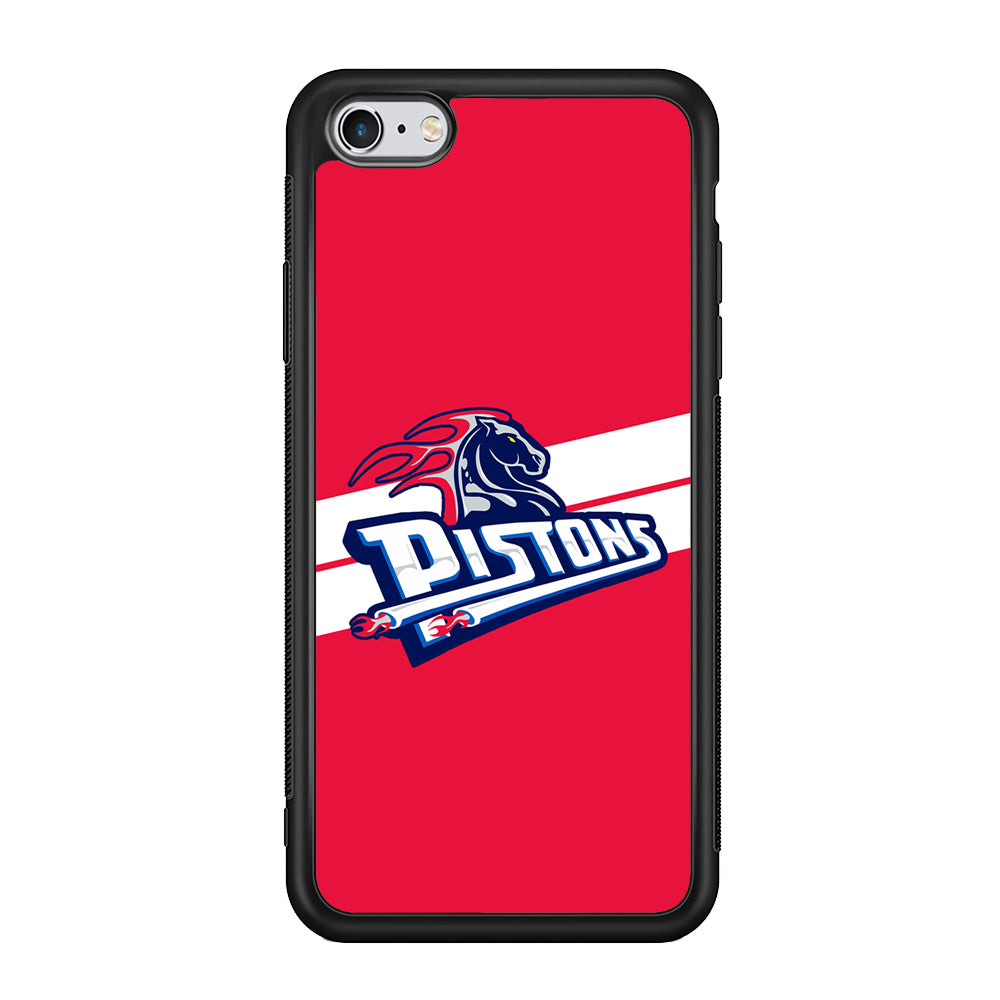 Detroit Pistons White Stripe iPhone 6 Plus | 6s Plus Case