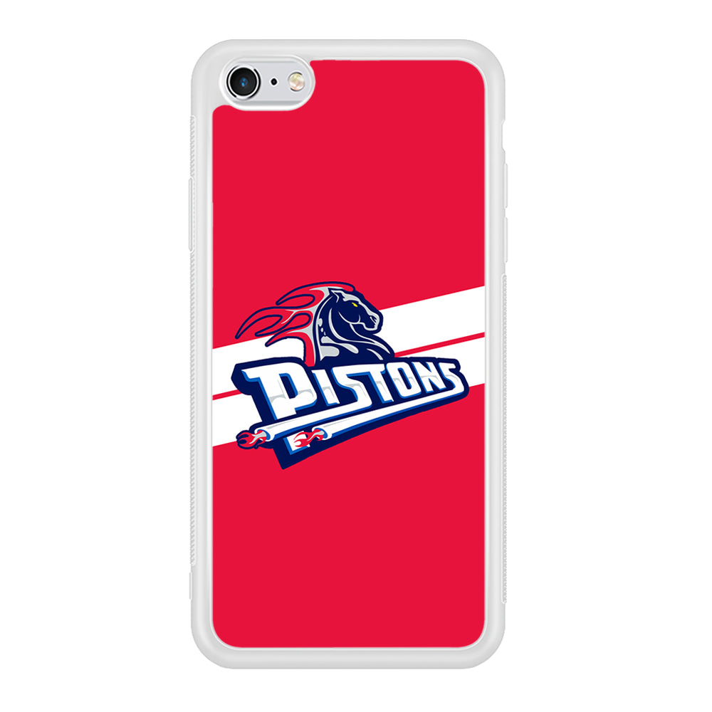 Detroit Pistons White Stripe iPhone 6 Plus | 6s Plus Case
