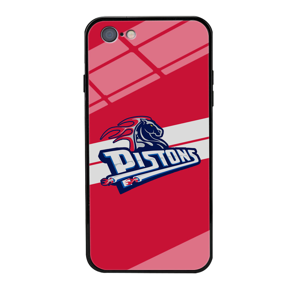 Detroit Pistons White Stripe iPhone 6 Plus | 6s Plus Case
