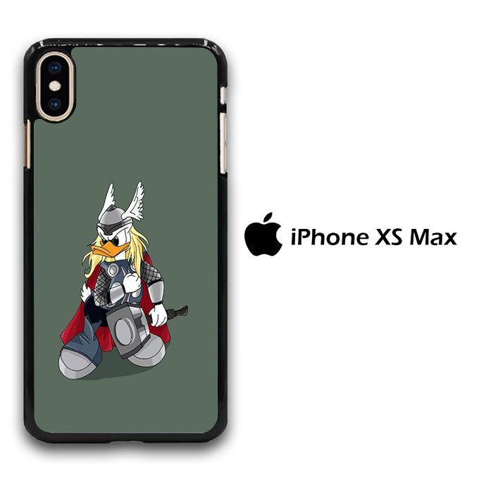 Donald Duck Thor And Hammer iPhone Xs Max Case - ezzyst