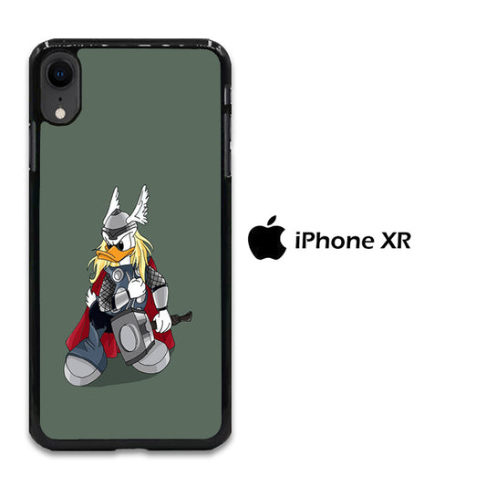 Donald Duck Thor And Hammer iPhone XR Case