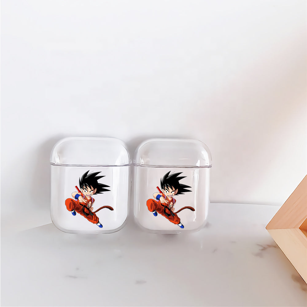 Dragon Ball Kid Goku Protective Clear Case Cover For Apple Airpods