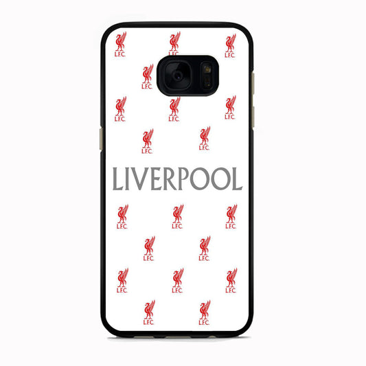 FC Liverpool White Doodle Logo Samsung Galaxy S7 Case